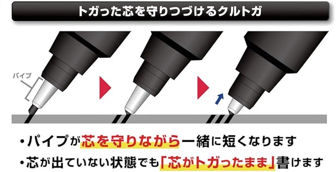 Uni Mechanical Pencil Kurutoga Pipe Slide Model 0.5mm, Blue Body (M54521P.33)