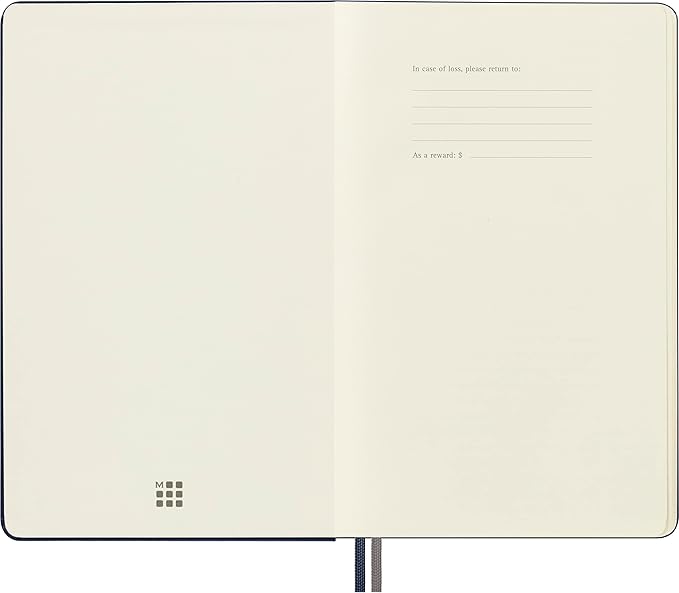 Moleskine Classic Expanded Notebook, Hard Cover, Large (5" x 8.25") Plain/Blank, Sapphire Blue, 400 Pages