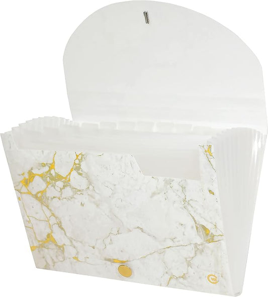 CNK File Folders Organizer with 13 Pockets Accordion Expanding Folder For Documents Receipt Document Paper Pocket Filing Products Accordian Important expandable holder files alphabetical Labels Letter