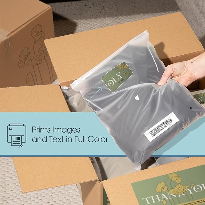 4.25" X 5.5" Matte White Shipping Labels Compatible with Inkjet and Laser Printers - 100 Sheets, 400 Total Printable Stickers for Mailing, Product Labeling, Organization - Spartan Industrial