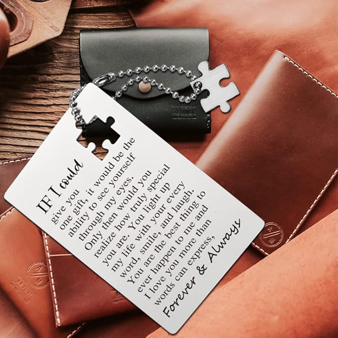 llxxeyopqdxz Wallet Inserts - Engraved Anniversary Card Gifts for Couples & Lovers