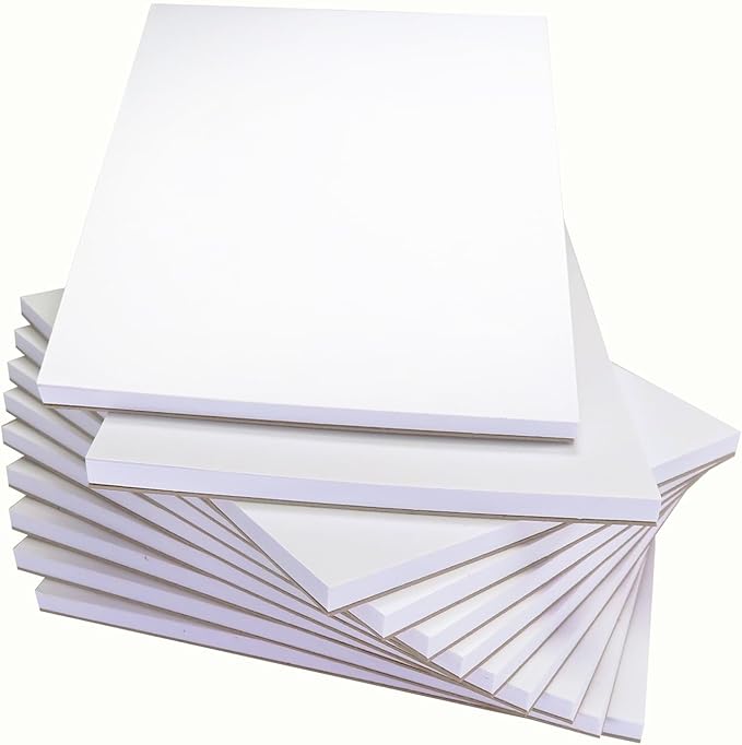 Memo Pads - Note Pads - Scratch Pads - Writing Pads - 10 Pads with 50 Sheets in Each Pad (4.25 x 5.5 inches)