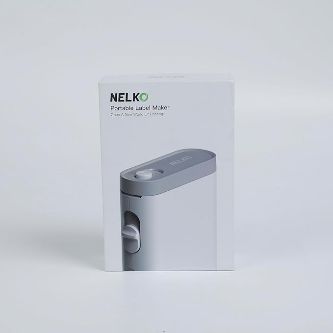Nelko Label Maker Machine with Tape, P21 Bluetooth Label Printer, Wireless Mini Label Makers with Multiple Templates for Organizing Office Home, Pink