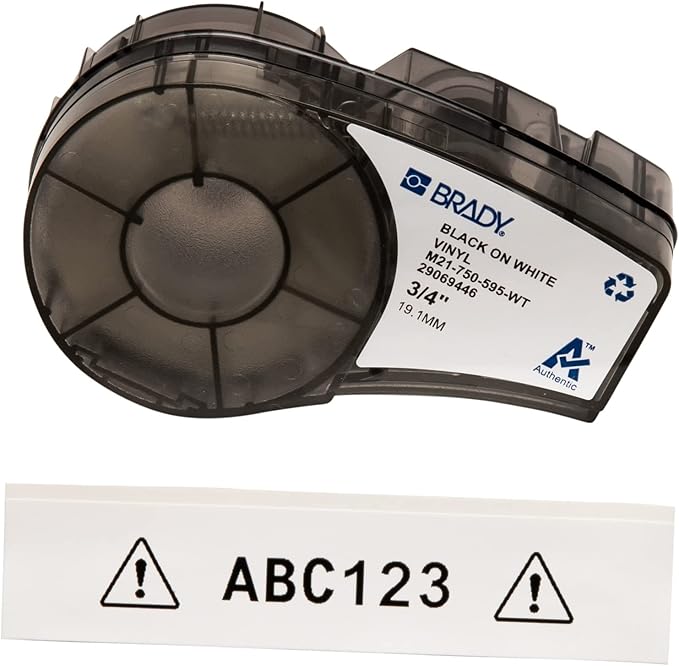 Brady M211 Portable Bluetooth Label Printer Authentic All-Weather Vinyl Label