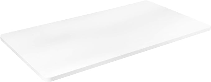 VIVO White 43 x 24 inch Universal Solid One-Piece Table Top for Standard and Sit to Stand Height Adjustable Home and Office Desk Frames, DESK-TOP43W