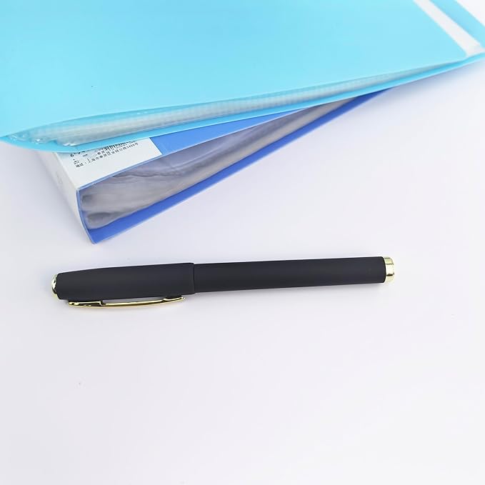 Fengtaiyuan Gel Ink Roller Ball Pens, Black Ink, Fine Point 0.7mm, Comfortable Grip, Easy Hold, Writting Pens, Smooth, 18 Count (Black-0.7mm-07P18SS)