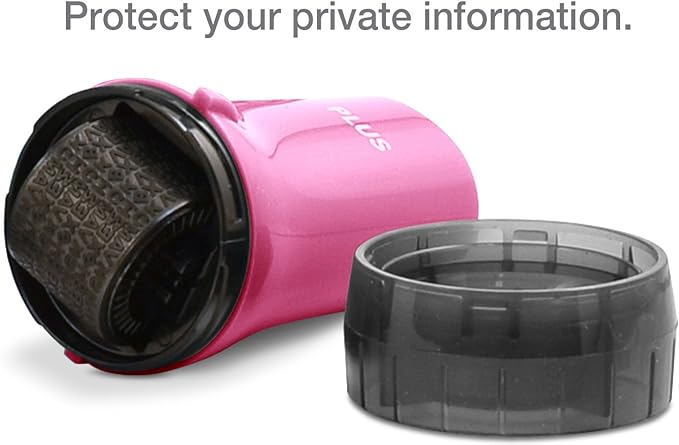 Guard Your ID Advanced Security Roller 2.0 Identity Theft Prevention Stamping Pink