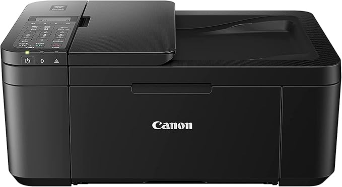 Canon PIXMA TR4720 All-in-One Wireless Printer with Auto Document Feeder, Mobile Printing, Copy, Fax and Scanner Black 5074C002 Bundle with DGE USB Connection Cable + Small Business Software Kit