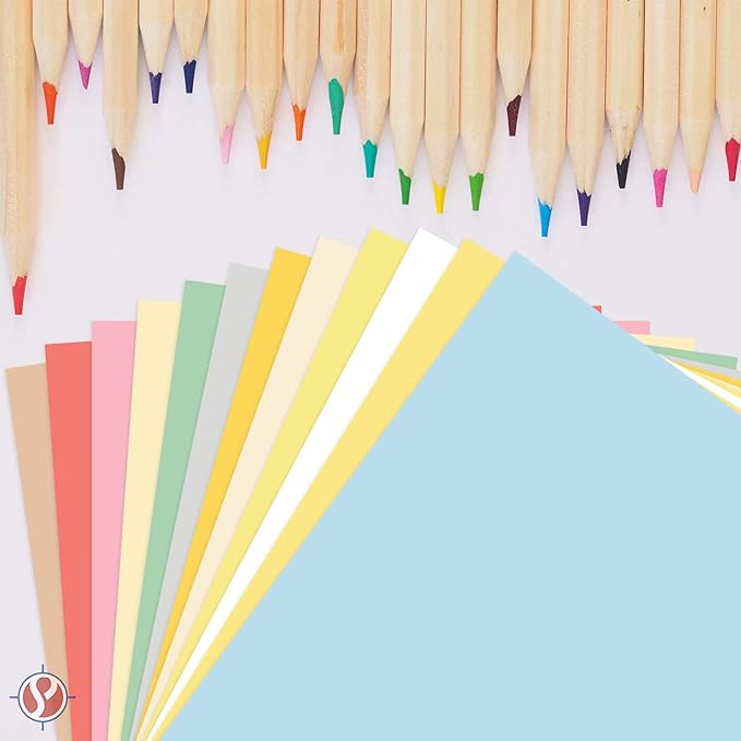 Canary Pastel Color Paper – Great for Arts and Crafts and Stationery Printing – 8.5 x 14" (Menu/Legal Size) – 20lb Bond / 50lb Text / 75GSM – Copy, Writing and Printer Paper – 500 Sheets per Pack