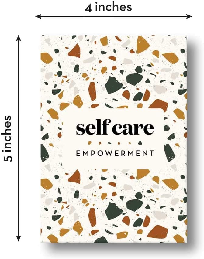 Allura & Arcia Empowering Self Care Questions - 52 Stress Relief Cards for Meditation, Mindfulness, Yoga & Gifts