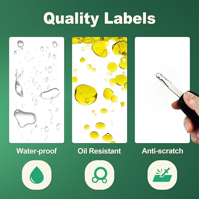 4 Stacks 4" x 6" Thermal Labels, 2000 Pcs Thermal Label Printer Paper for Rollo Label Printers and Zebra, Folded, Commercial Grade