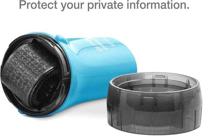 Guard Your ID Advanced 2.0 Rollers Identity for Theft Address Eraser and Security Prevention (Regular 3-Pack, Turquoise)