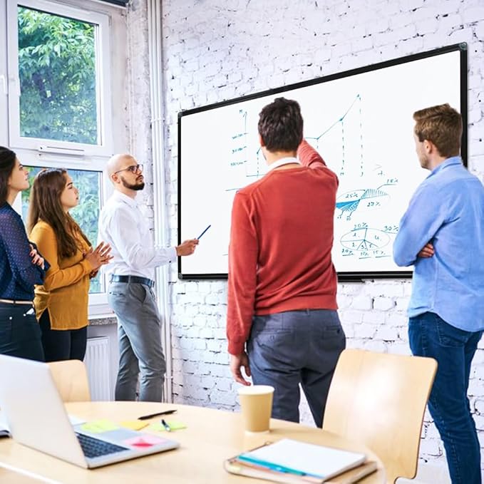 XIWODE Large Magnetic Dry Erase Board，Whiteboard for Wall, 36 x 60 inches, Whiteboard Marker Board Writing Board，Black Aluminum Frame, Durable, for Home School & Office