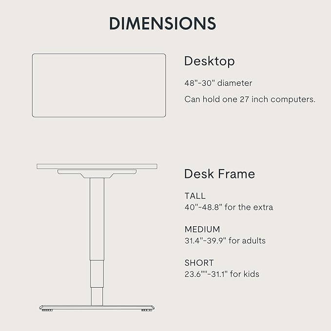 FLEXISPOT E6 Essential 3 Stages Dual Motor Electric Standing Desk 48x30 Inch Whole-Piece Board Height Adjustable Electric Sit Stand Desk(Black Frame + Brown Wood Grain Desktop, 2 Packages)