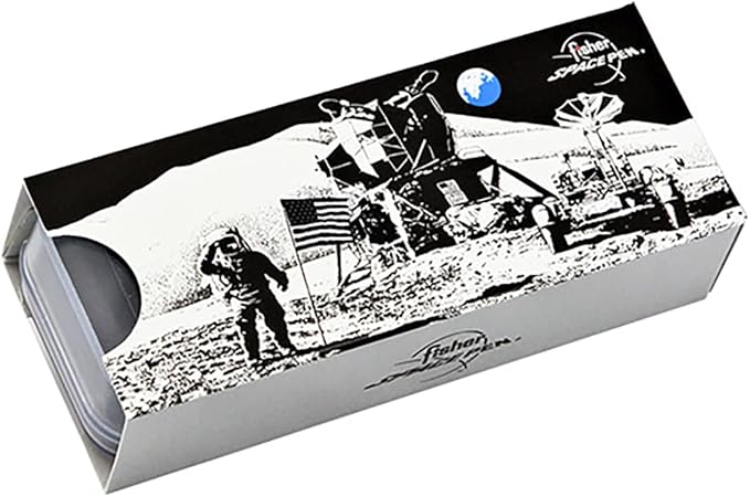 Fisher Space Pen Bullet Pen, Ballpoint, Brass, Matte Black, Black Ink, Gift Box