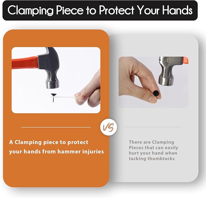 50 PCS Flat Push Pins for Cork Board, Black Metal Thumb Tacks for Wall Picture Photo Hanging, Board Posters Bulletin Maps, Office Home Decorative