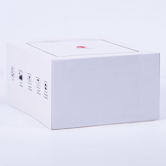 Phomemo Mini Sticker Printer- Mini Printer Sticker Maker Machine M02, Print Pods Suitable for Creative DIY, Diaries, Photos, Study Notes, Portable Thermal Inkless Label Maker for Home/Travel, White