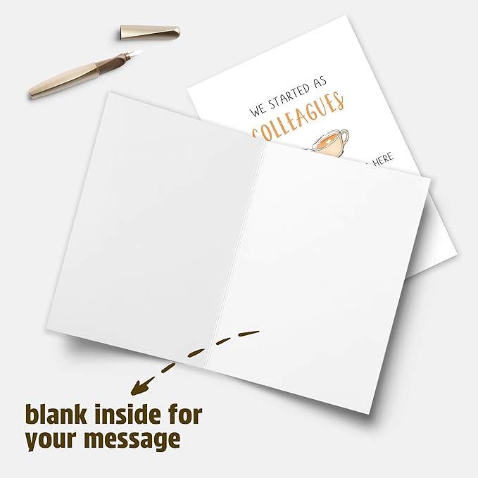 Coworker Leaving Card - Heartfelt & Funny Farewell Cards for Colleagues, Bosses & Friends