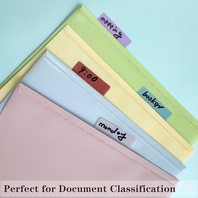 ELII 300 PCS Tabs 2 Inch Sticky Index Tabs,Writable and Repositionable Book Tabs File Tabs Self Adhesive,Page Markers for Pages Notebooks