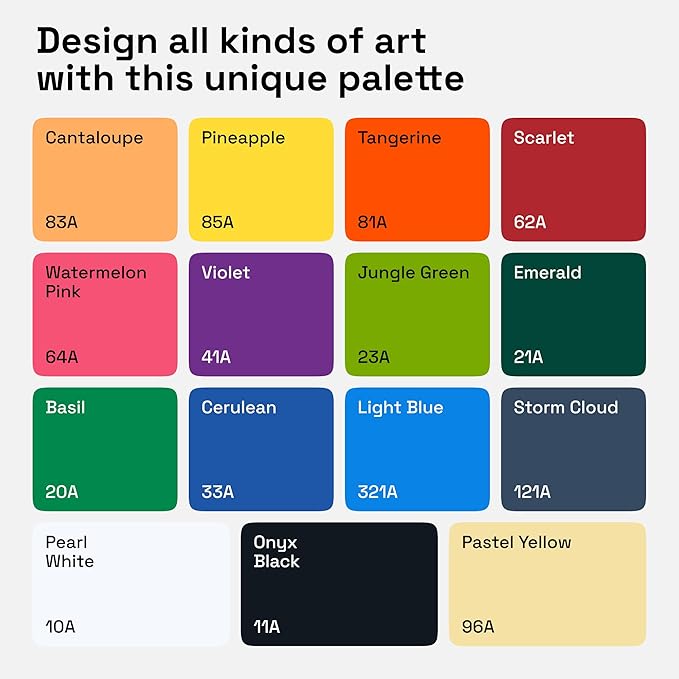 ARTISTRO 15 Acrylic Paint Pens, Art Set Acrylic Paint Markers, Fabric Markers for Textile, Canvas, Rock, Glass, Wood, Paper, Pumpkin, DIY for Kids and Adults