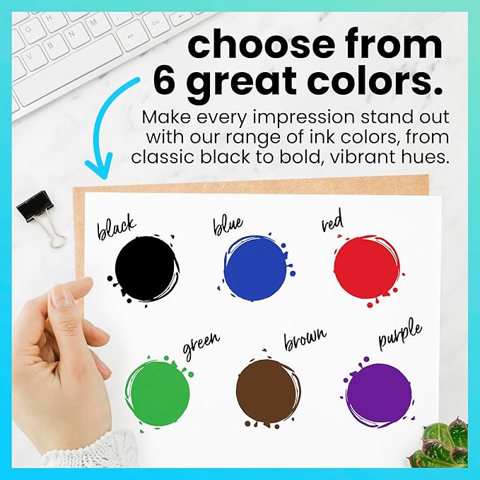 ExcelMark Self Inking Stamp Refill Ink - 2 oz. - Red Ink