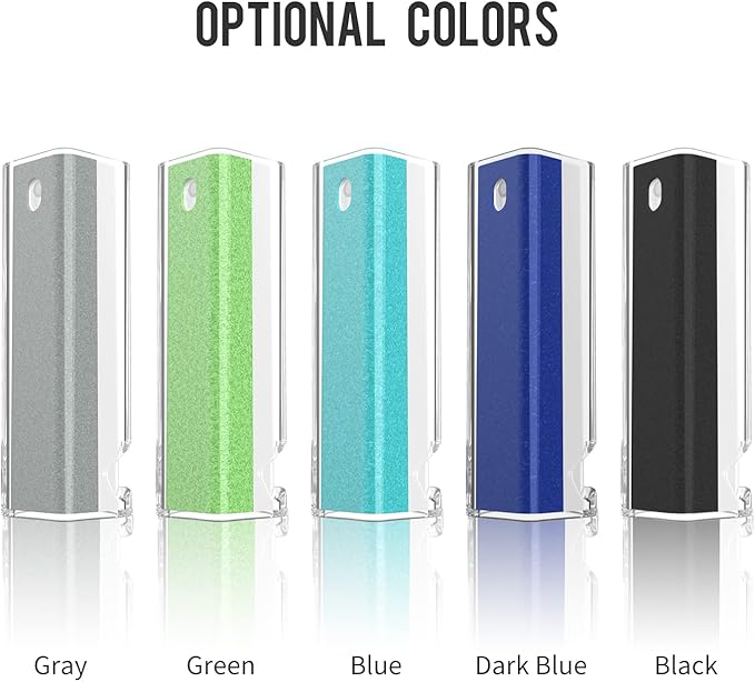 CLICK CLEAN Screen Cleaner, Fingerprint Proof Screen Cleaner Spray, All-in-One Cleaner with Microfiber, Shell and Phone Stand for All Phones, Laptop and Tablet Screens (Dark Blue)