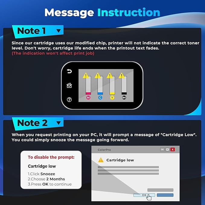 206X Toner Cartridges 4 Pack Replacement for MFP M283fdw M283cdw for HP 206X HP206X 206A 206 HP206A Toner Work for Color Laser Jet Pro MFP M283fdw M255dw M283cdw M283fdn M282nw M255nw Printer Ink 206X