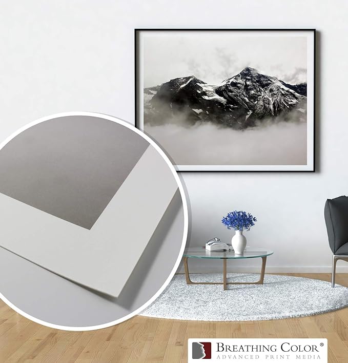 Optica One is a Luxurious 300 gsm Smooth Matte Fine Art Inkjet Paper Featured in a 17"x40' Roll; Its Bright White Color Makes It Ideal for Black and White and Color Prints. 100% Archival Certified
