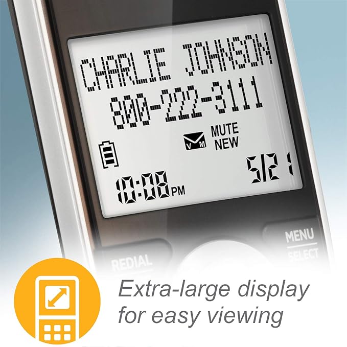 AT&T CL80107 Additional Handset for CL82x07, CL82x57, CL82x67, CL83x07, CL84x07 Series Cordless Phone