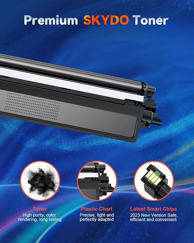 TN229XL Black Compatible Toner Cartridges Replacement for TN229 TN-229 TN 229 XL Toner Cartridges to Use with MFC-L3780CDW MFC-L3720CDW HL-L3280CDW HL-L3220CDW Printer(2 Blacks)