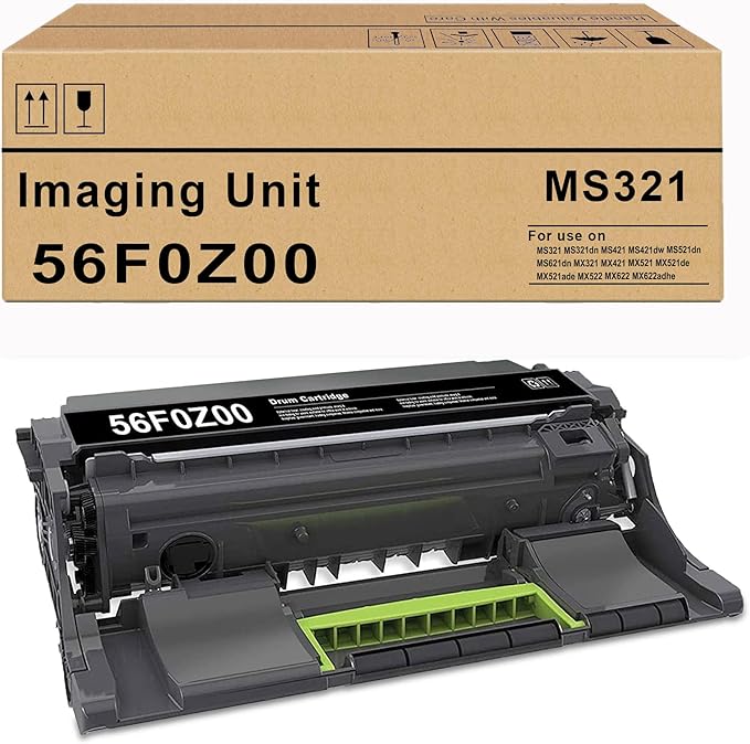 56F0Z00 Imaging Unit Replacement for Lexmark MS321 MS321dn MS421 MS421dw MS521dn MS621dn MX321 MX421 MX521 MX521de MX521ade MX522 MX622 MX622adhe Printer