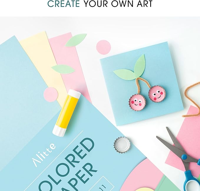 Colored Paper 8.5 x 11 - Copy Paper, 600-Pack Letter Size for Printer, Arts & Crafts, DIY Projects - Pink, Green, Blue, Yellow - School & Office Supplies - 150 Sheets Per Color