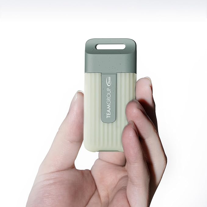 TEAMGROUP PD20 ECO 4TB Portable External Solid State Drive SSD Read up to 1000MB/s USB 3.2 Gen2x1 Type-C Waterproof Dustproof IP54 TPSEG4004T0C102