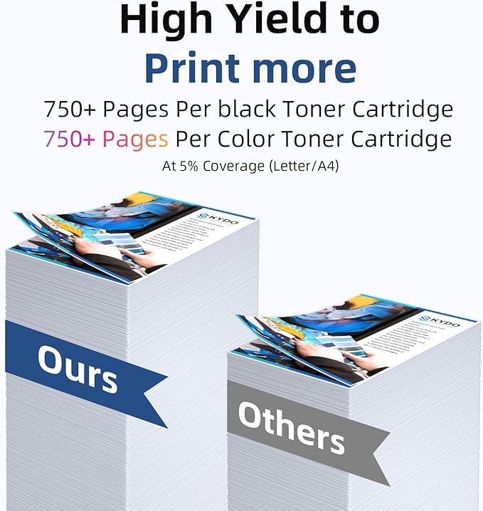 LC404 MFC-J1205W LC404XL Ink Cartridges Replacement Compatible for Brother LC 404 LC404XL LC-404 Work with MFC-J1205W MFC-J1215W MFC-J1205W XL Printer (4 Pack, Black Cyan Magenta Yellow)