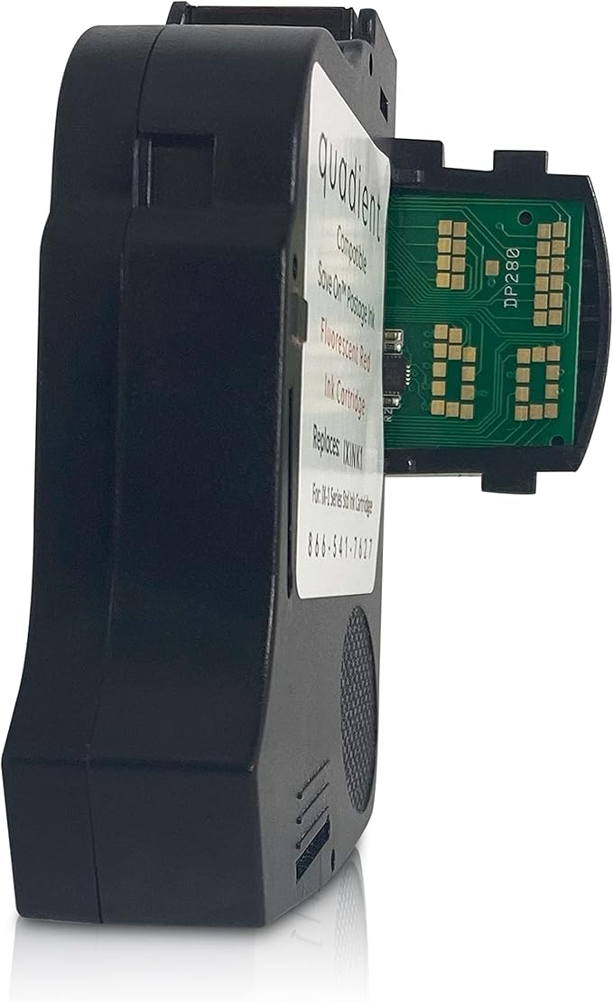 Save On Postage Ink IXINK1 Compatible Quadient Std Ink Cartridge for iX-1 Series, 2 Pack