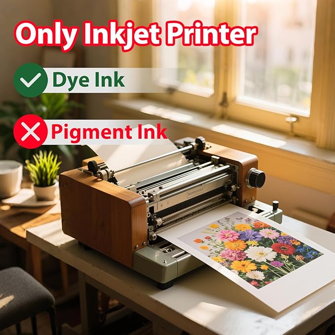 Uinkit Premium Glossy Inkjet Photo Paper - 5x7 Inch, 48lb 180gsm, 100 Sheets - Professional Photographic Quality, Dye Ink Compatible, High-Gloss Finish for Stunning Portraits & Art Prints