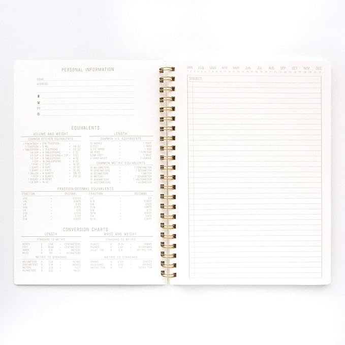 DesignWorks Ink 8.25" x 11.6" Juniper Green Textured Paper Twin Wire Spiral No. 1 Notebook Journal with 160 Lined Pages for Work, Writing, Journaling