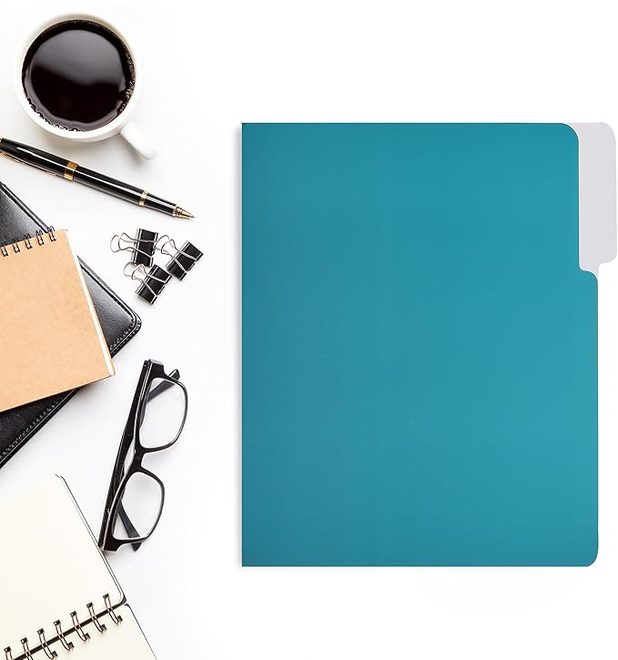 Mr. Pen- File Folders, 18 Pack, Retro Colors, 1/3-Cut Tab, File Folders Letter Size, Colored File Folders, Office File Folder, Colored Folders, Office Supplies File Folders, File Folders with Tabs