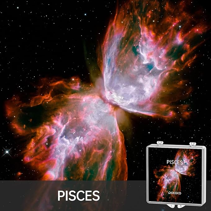 POCOCO Realistic Constellation-2 Galaxy Star Projector Night Light Discs: Realistic Galaxy Patterns, 5K Ultra HD, 96% Light Transmission, High Brightness - 6-Piece Pack (Projector Not Included)