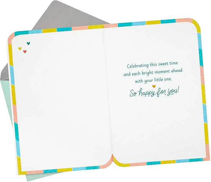 Hallmark Baby Shower Card for New Parents (Hooray) Welcome New Baby, Congratulations, Gender Reveal