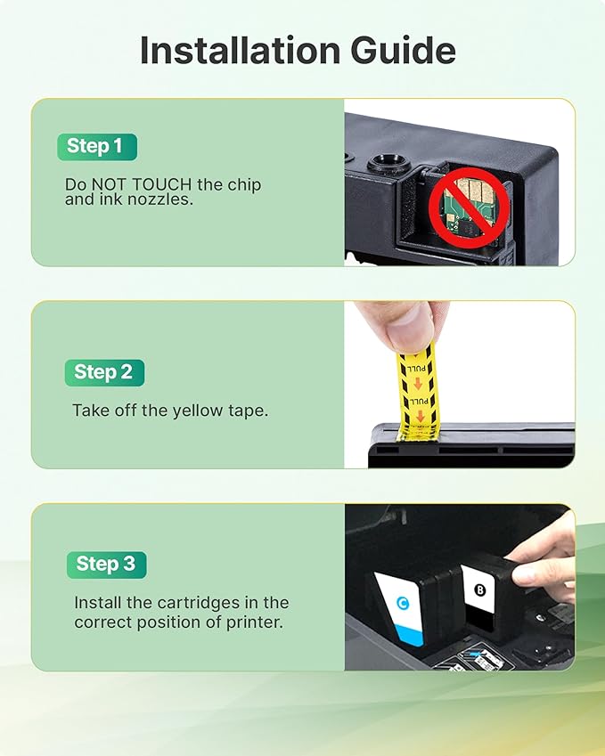 962XL Ink Cartridges Combo Pack Replacement for HP Ink 962XL Black and 962 Color Combo Pack for HP 962 962XL Ink for HP OfficeJet Pro 9010 9015 9018 9020 9025 Printer(1BK/1C/1M/1Y, 4 Pack)