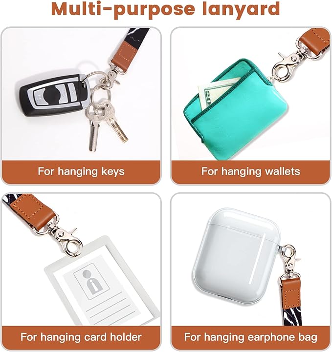 XCHIN Lanyards for Keys, Keychain Long Lanyard for Women Men, Cute Neck Lanyard for ID Badges Wallet