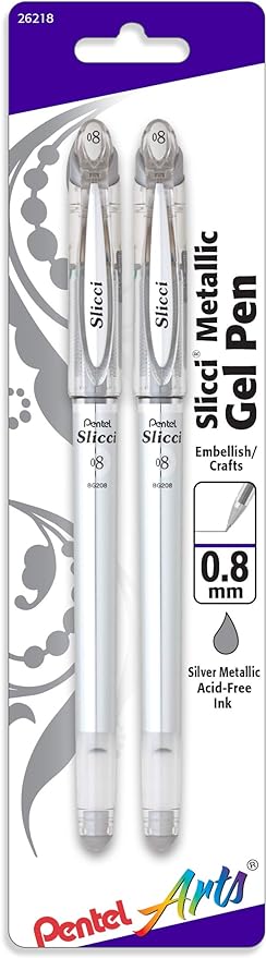 Pentel Quality Gel Ink Rollerball Pen (BG208BP2Z)