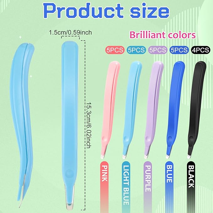 Crtiin 24 Pcs Magnetic Staple Remover Bulk Staple Remover Puller Removing Pen Operation Christmas Tool Gifts Rubberized Office School Gift (Macarons Color)