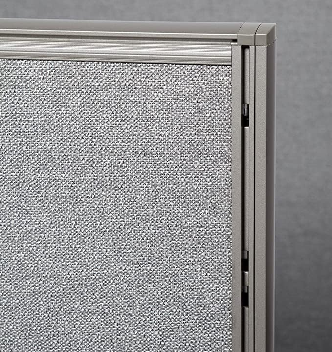 GOF Single Office Partition, Large Fabric Room Divider Panel, Custom Built Workstation (36" w x 60" h) 3ft x 5ft