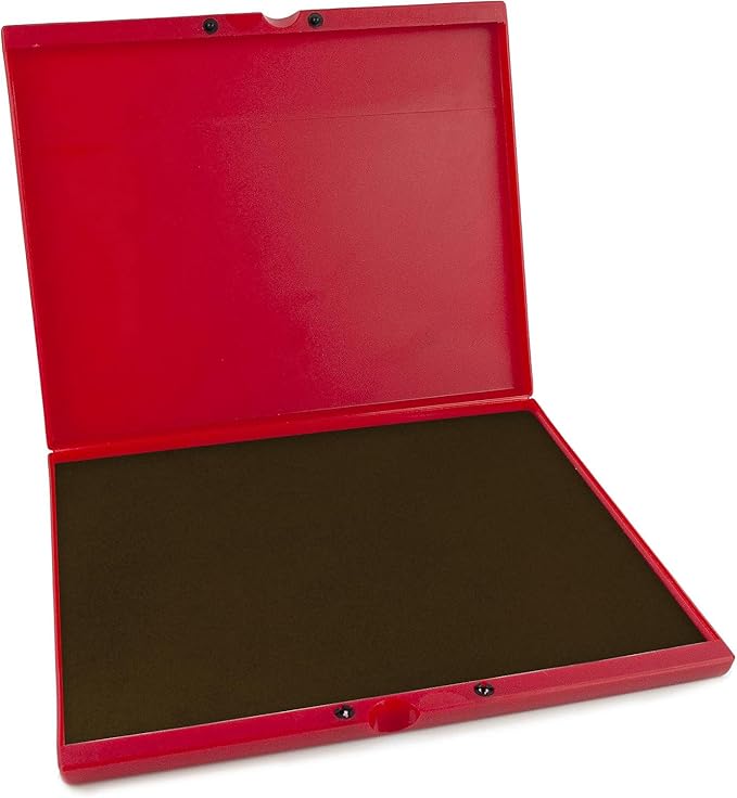 MaxMark Industrial Stamp Pad - Extra Large 9.25" x 12.25" Stamp Pad - Brown Ink
