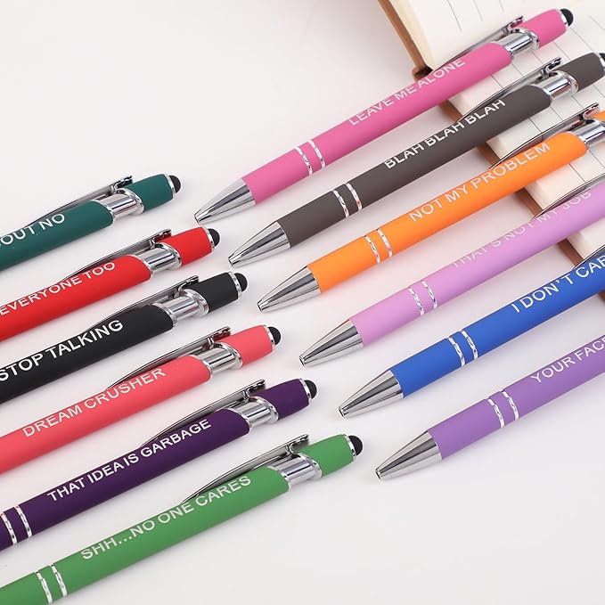 48 Pcs Ballpoint Pens,Fine Point Smooth Writing Pens,Kawaii Pens For Writing Journaling Taking Notes School Office Home. (Mixed color 48Pcs)