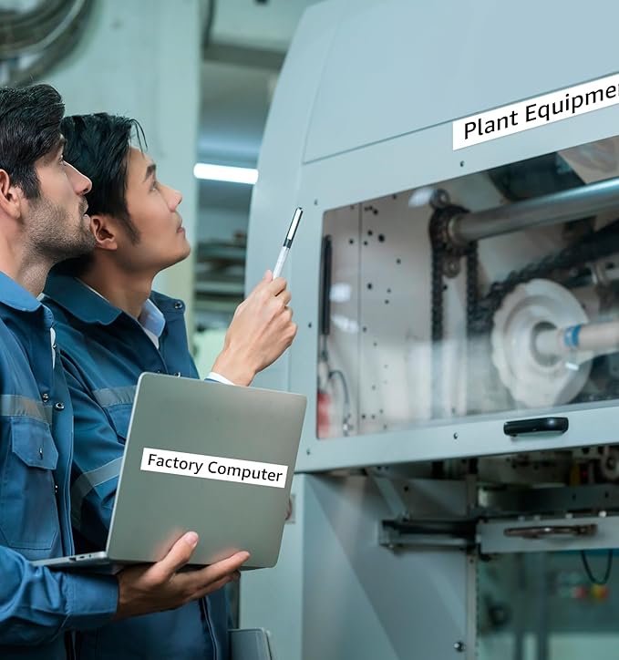 Cruxer 10 Pack Replacement for P-Touch TZe-251 TZ-251 TZe251 Black on White 24mm 0.94 Laminated Label Tape Compatible with Ptouch PT-D600 P700 P750W P710BT 2430PC P900W E500 P950NW Maker