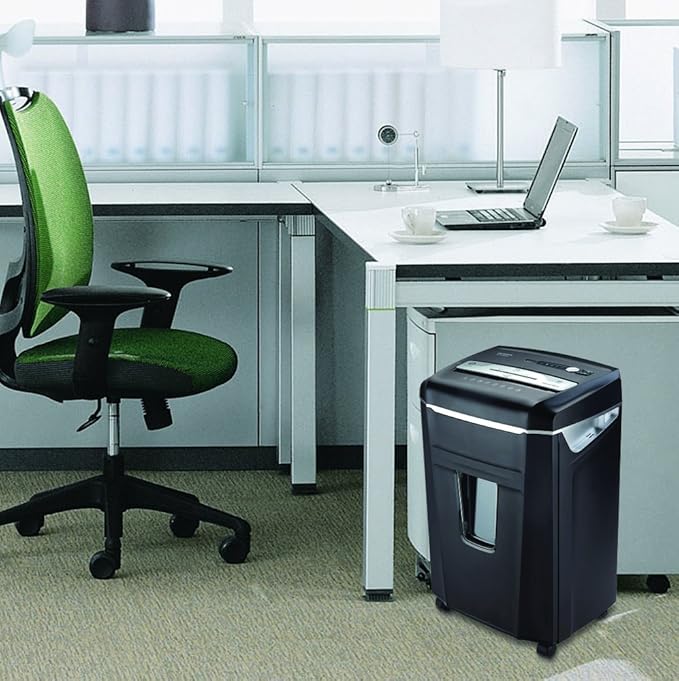 Aurora High Security JamFree AU1000MA 10-Sheet Micro-Cut Paper/CD/Credit Card Shredder with Pull-Out Wastebasket