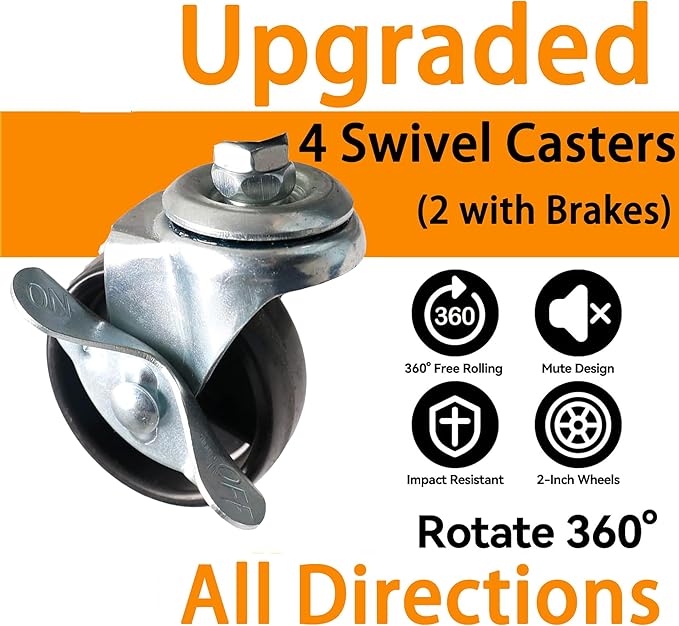 3-Tier Red Utility Rolling Cart,Kitchen Storage Carts with Wheels,Red Metal Rolling Cart for Office,Home,Kitchen,Garden（13.4"x18.1"x31"） Red